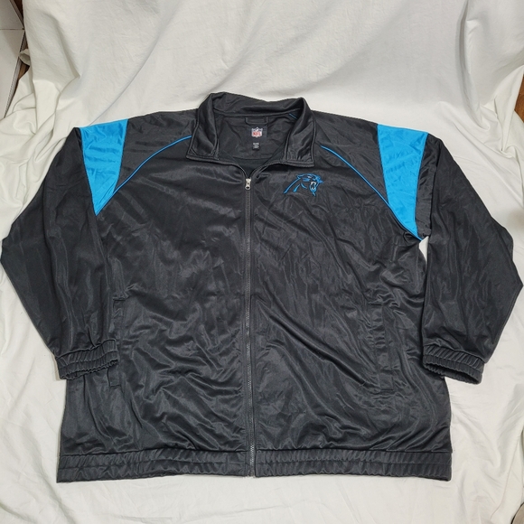 Sold! NFL Official Carolina Panther Track Jacket Full Zip Mens 5XL Big and Tall - Picture 10 of 11